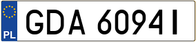 Truck License Plate